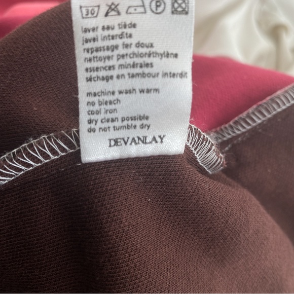 LACOSTE Vintage Brown Pink Retro Striped Zip Up Track Athletic Jacket Large - Picture 9 of 10